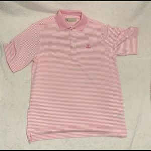 Donald Ross Baltusrol Golf Club Polo Pink & White